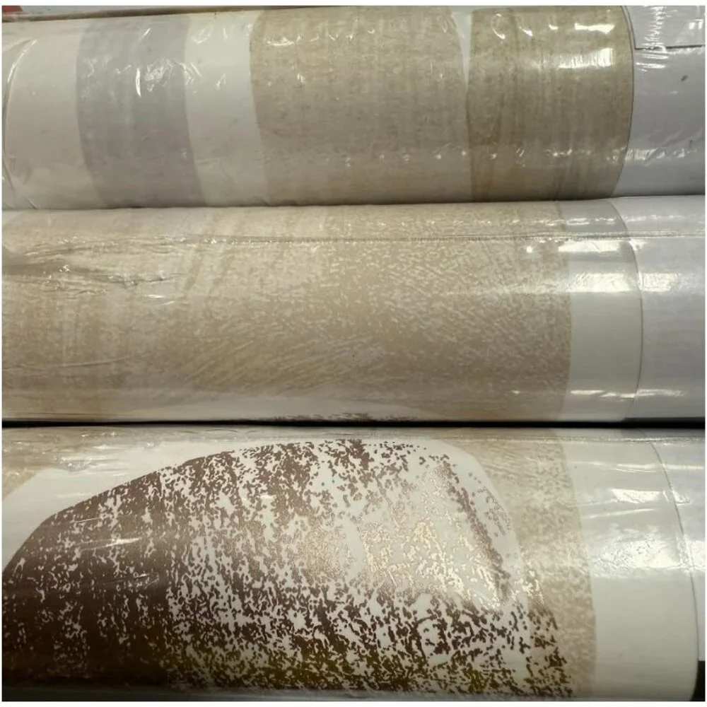Tempaper Geo Composition Peel & Stick Wallpaper Neutral Abstract Design 3Pk